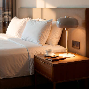 Image de Lampe à Poser Métal Bhavin