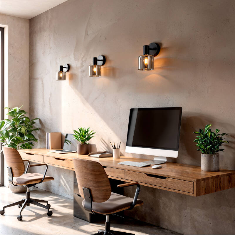 Image de Lampe Murale Métal et Verre Danae