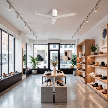 Bild von Deckenventilator Leise Angistri Weiss 132cm DC-Motor