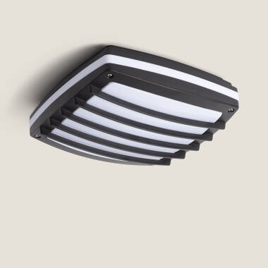 Bild von Deckenleuchte Eckig Aluminium für Aussen 300x300mm Domia