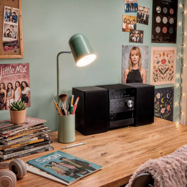 Afbeelding van Bureaulamp Flexo van Metaal met Potloodhouder Waal