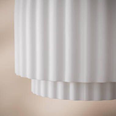 Image of Colum Plaster Double Pendant Lamp
