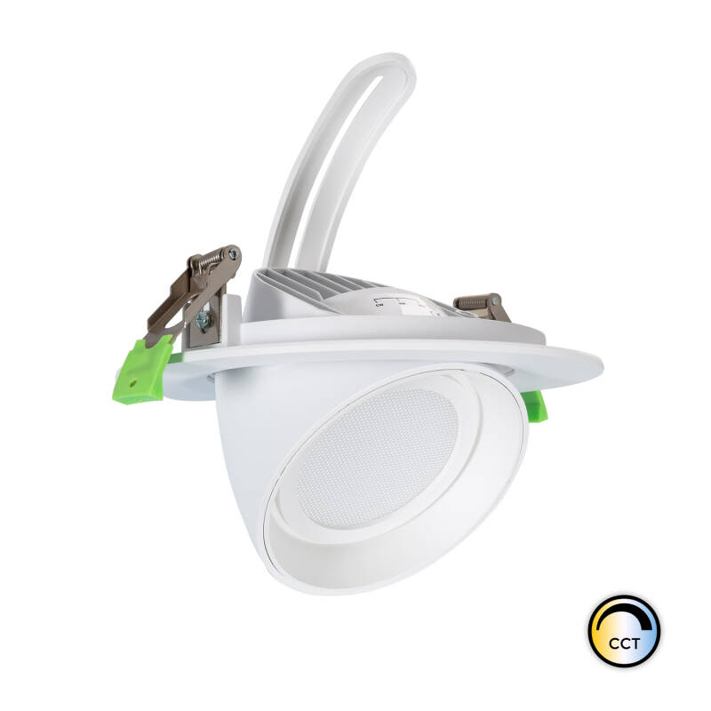 Afbeelding van Downlight Rond Richtbaar 38W Chip OSRAM 120 lm/W CCT Selecteerbaar LIFUD No Flicker