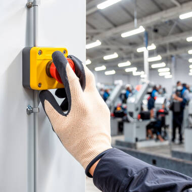 Boîtier en Saillie avec Bouton d'Arrêt d'Urgence MAXGE Ø40mm