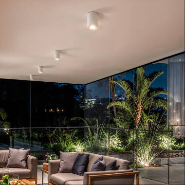 Image of Quartz White Ceiling Lamp