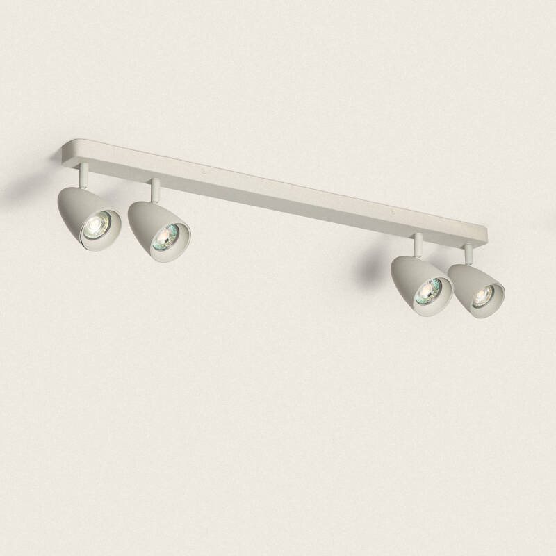 Image of Adrien Oblong 4 Spotlight Aluminium Wall Lamp