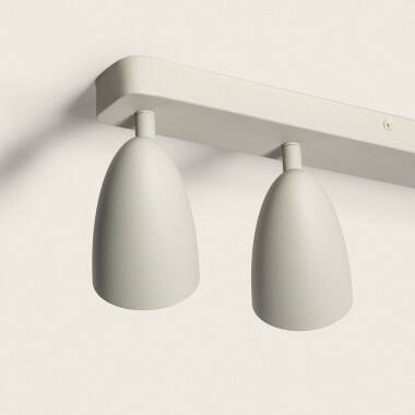 Image of Adrien Oblong 4 Spotlight Aluminium Wall Lamp