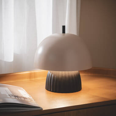 Afbeelding van Tafellamp Metaal Aluminium Krobotek