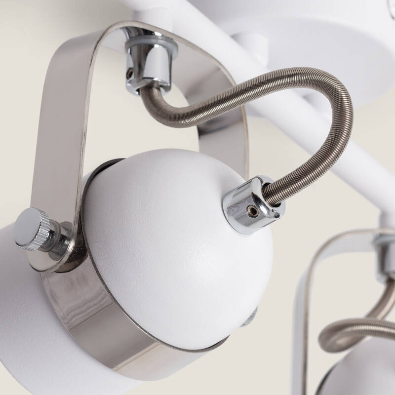 Bild von Deckenleuchte Ausrichtbar Aluminium 2 Strahler Weiss Sinner