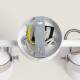 Image de Plafonnier Orientable Aluminium Sinner 2 Spots Blanc