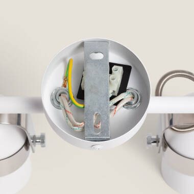 Bild von Deckenleuchte Ausrichtbar Aluminium 2 Strahler Weiss Sinner