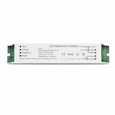 Driver de Secours pour Tubes et Réglettes LED jusqu'à 20W