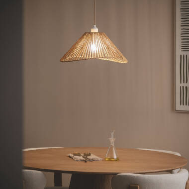 Afbeelding van Hanglamp Gevlochten Papier Mikah Ø450