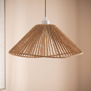 Afbeelding van Hanglamp Gevlochten Papier Mikah Ø450