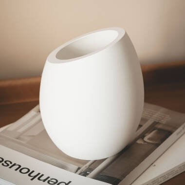 Lampa Stołowa z Gipsu Ascend Uplighter