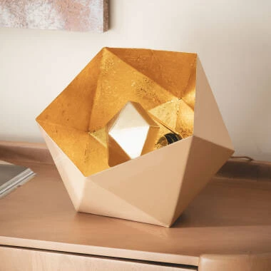 Lampe à Poser Métal Gold Elia