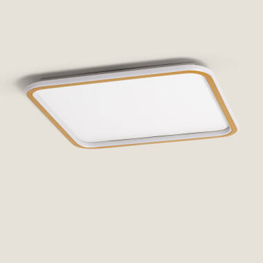 LED-Leuchte 40W Eckig aus Metall 610x610 mm CCT Wählbarr Allharo
