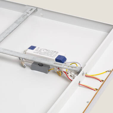 Afbeelding van LED Plafondlamp 40W Metaal Vierkant 610x610 mm CCT Selecteerbaar Selecteerbare Allharo