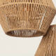 Image de Suspension Papier Tressé Trilla 3 Spots 