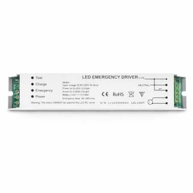 Noodstroom Driver voor LED-buizen en -Panelen tot 20W