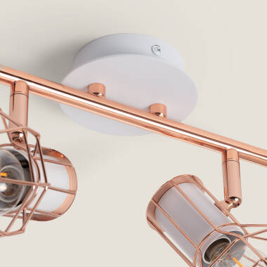 Image of Lada Aluminium Adjustable 2 Spotlight Ceiling Lamp