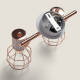 Image de Plafonnier Orientable Métal 2 Spots Lada 