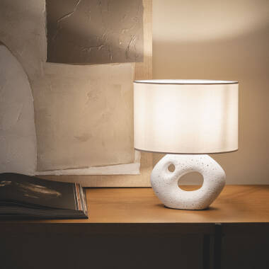 Afbeelding van Tafellamp van hars Alessia