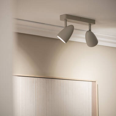 Obrázek 2 Bodové Stropní Svítidlo z Hliníku Obdélníkové Adrien