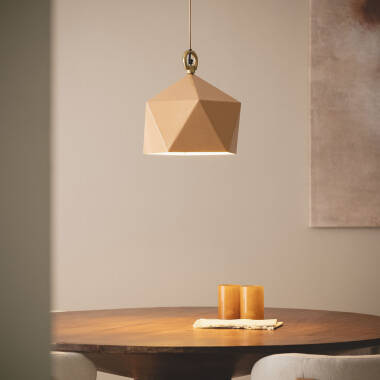 Bild von Pendelleuchte Metall Gold Elia