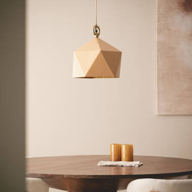 Bild von Pendelleuchte Metall Gold Elia