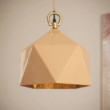 Suspension Métal Gold Elia