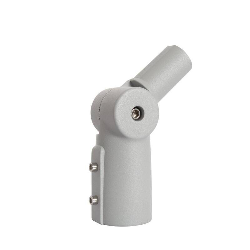 Image de Bras sur Colonne Orientable 90º Ø44mm pour Luminaires Éclairage Public Gris
