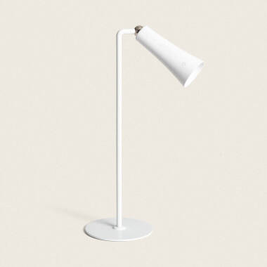 Lampa Stołowa LED 3W Przenośna z Metalu z Akumulatorem USB  Bysta