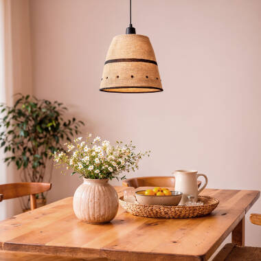 Image of Vanisha Natural Fibres Pendant Lamp 