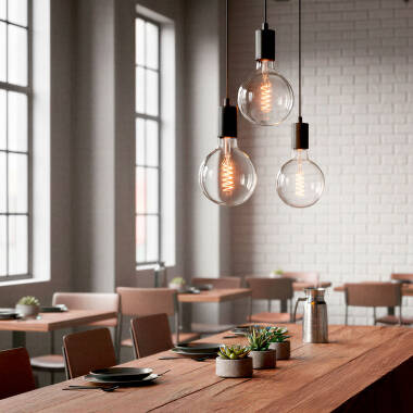 Image de Suspension Métal Cascade 3 Spots 