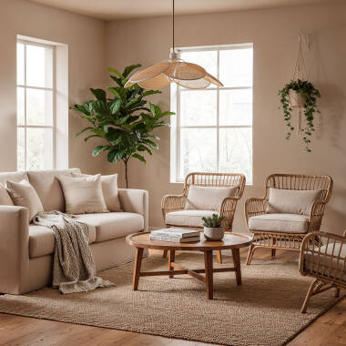 Immagine di Lampada a Sospensione Rattan Nirvana