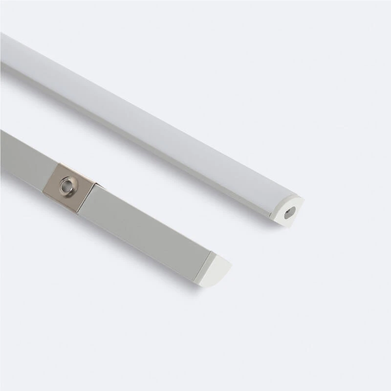 Bild von Aluminiumprofil Ecke runde Abdeckung 2m für LED Streifen bis 5 mm