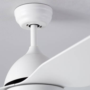 Immagine di Ventilatore LED da Soffitto Navy Bianco 107cm Motore DC