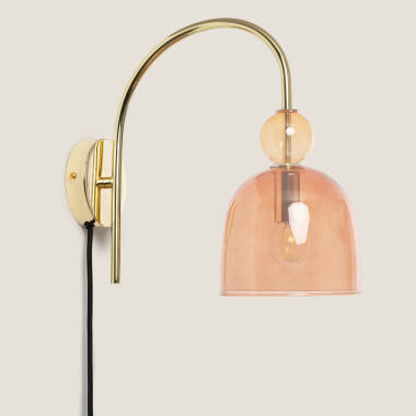 Afbeelding van Wandlamp Metaal en Glas Baudelaire