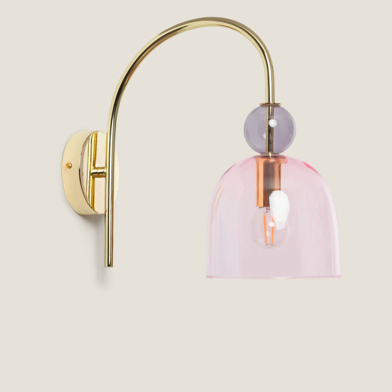 Afbeelding van Wandlamp Metaal en Glas Baudelaire