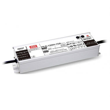 100-240V Output 13.5-17V 6-10A 150W HLG-150H-15A Driver MEAN WELL IP65