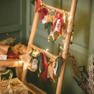 Immagine di Ghirlanda Cavo LED a Pile 3m Bianco Caldo con Timer