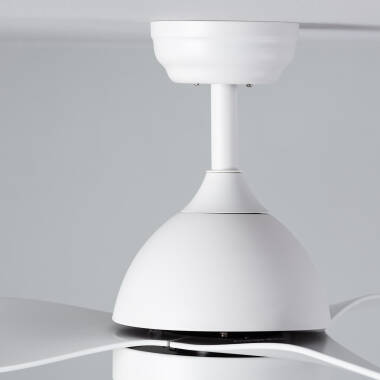 Immagine di Ventilatore LED da Soffitto Woolworth Bianco 127cm Motore DC
