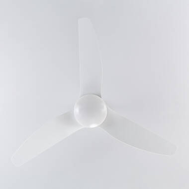 Immagine di Ventilatore LED da Soffitto Woolworth Bianco 127cm Motore DC