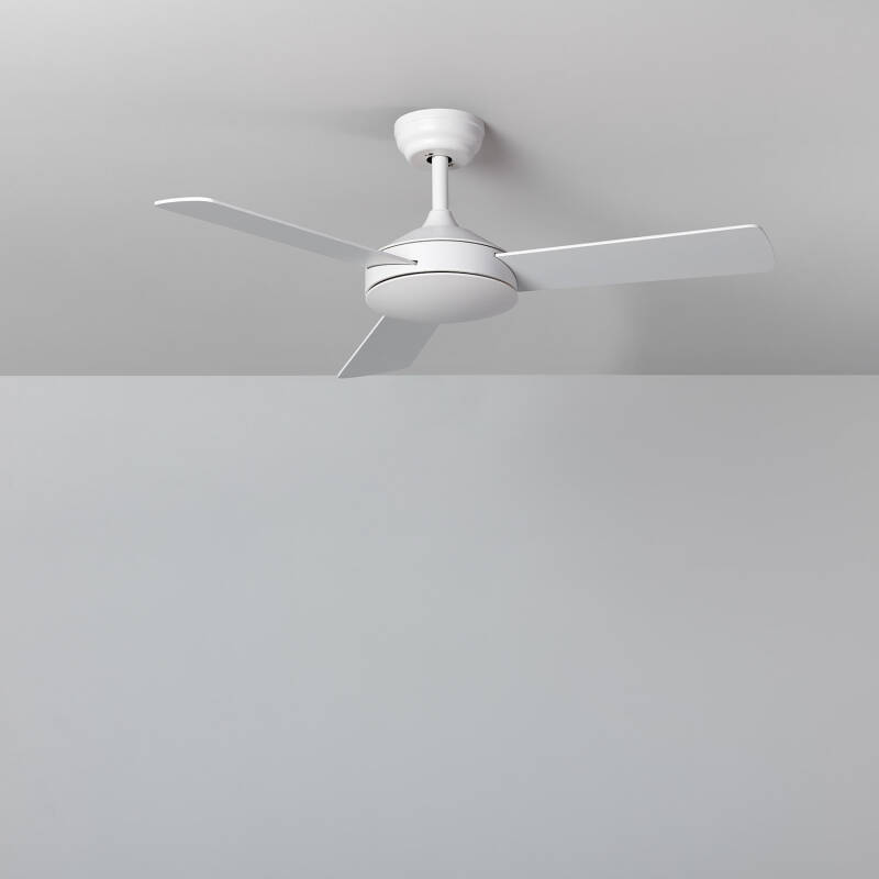 Immagine di Ventilatore da Soffitto per Esterni Navy Bianco 107cm Motore DC