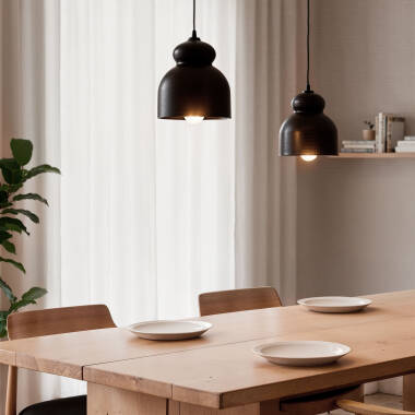 Bild von Pendelleuchte aus Holz Vakarai 