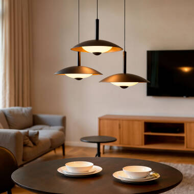 Image of Shirak 3 Spotlight 24W Metal Selectable CCT LED Pendant Lamp