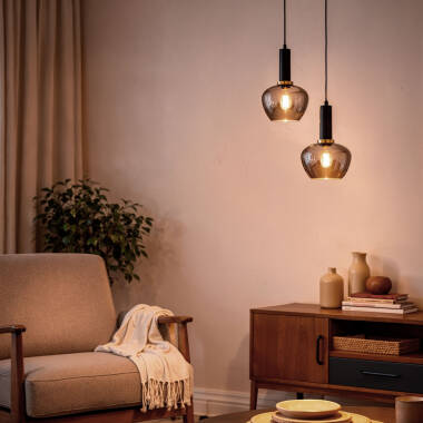 Image de Suspension Métal et Verre Daira