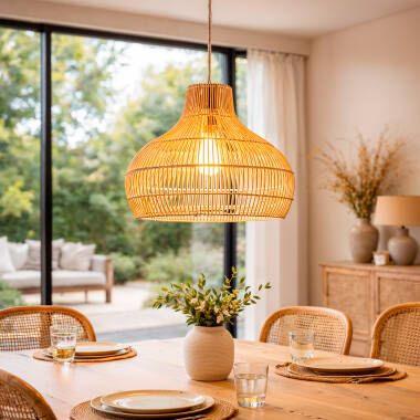 Lampada a Sospensione Rattan Kaikura-M ILUZZIA