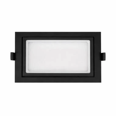 Downlight LED Prostokątny, Kierunkowy z Chipem OSRAM, Czarny